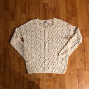 Beautiful knit off white sweater